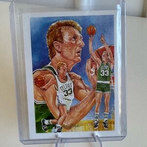 1990 Larry Bird NBA Hoops Portrait Card